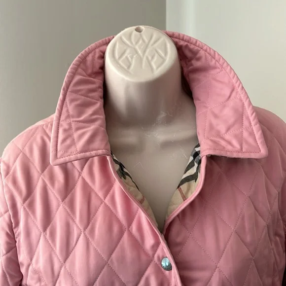 Burberry Size Small Light Pink Classic Jacket